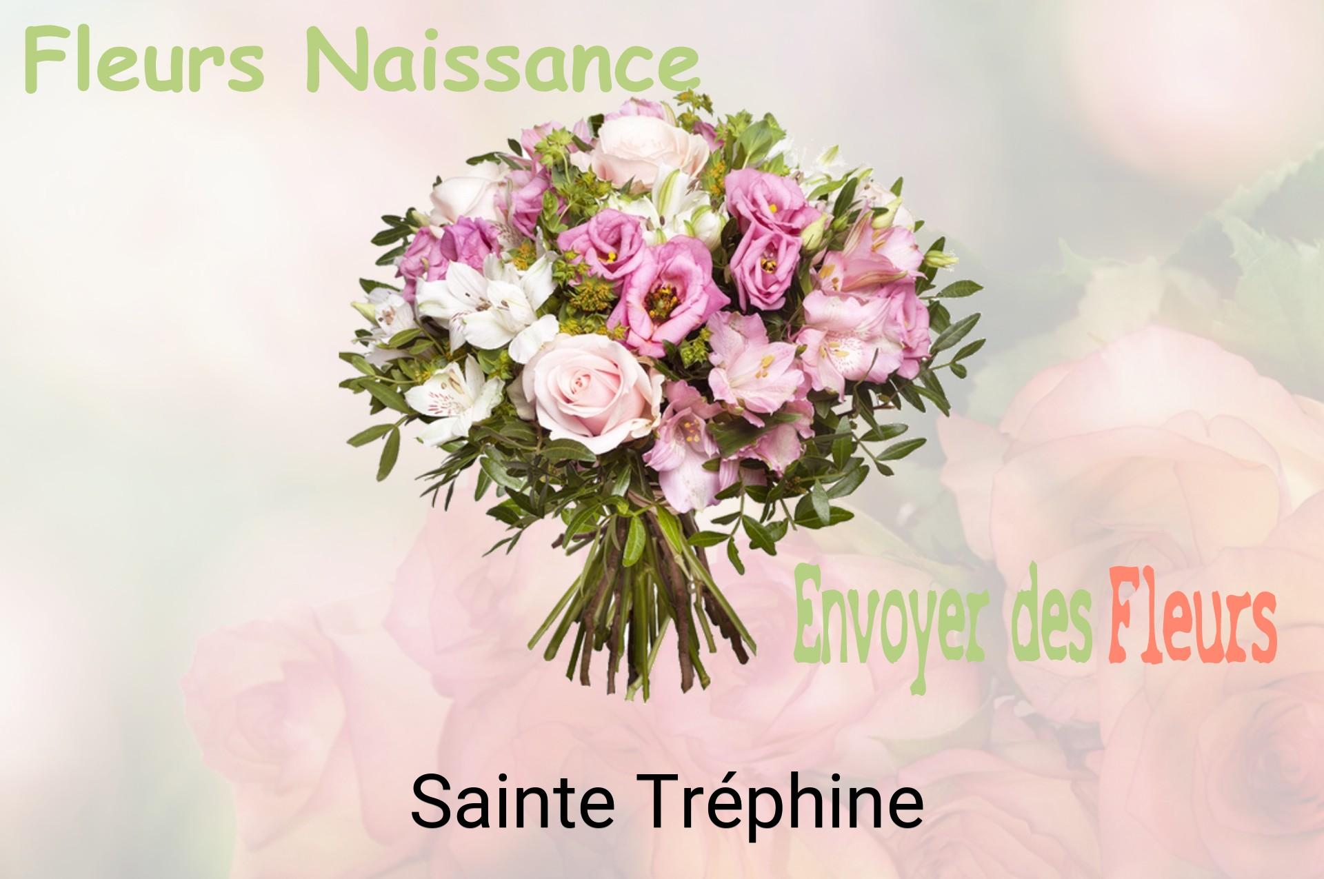 Bouquet de fleurs de naissance livré à Sainte-Tréphine